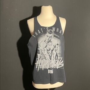 Flag Nor Fail Black Graphic Tank Top